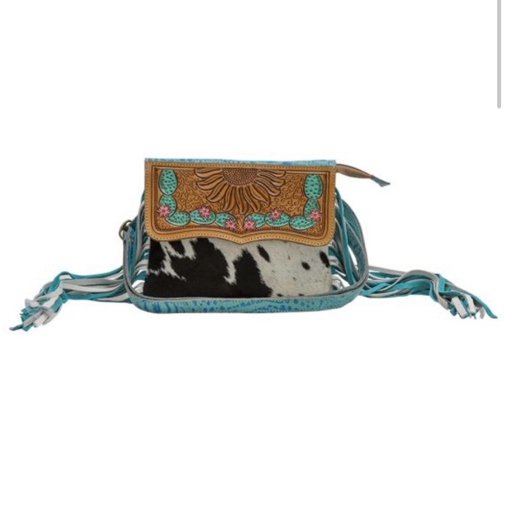 Myra Bag Women's Leivitate Hand-Tooled Crossbody Bag